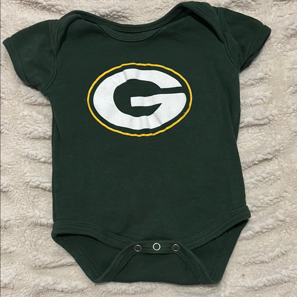 Green Bay Packers Kids One Piece - Green